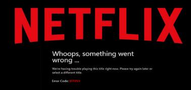 Netflix Error Code ui3012