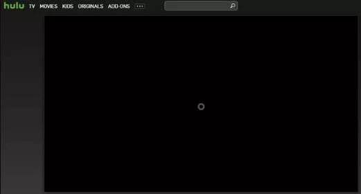 Why does Hulu Go Black